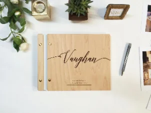Photo booth prints and guest book