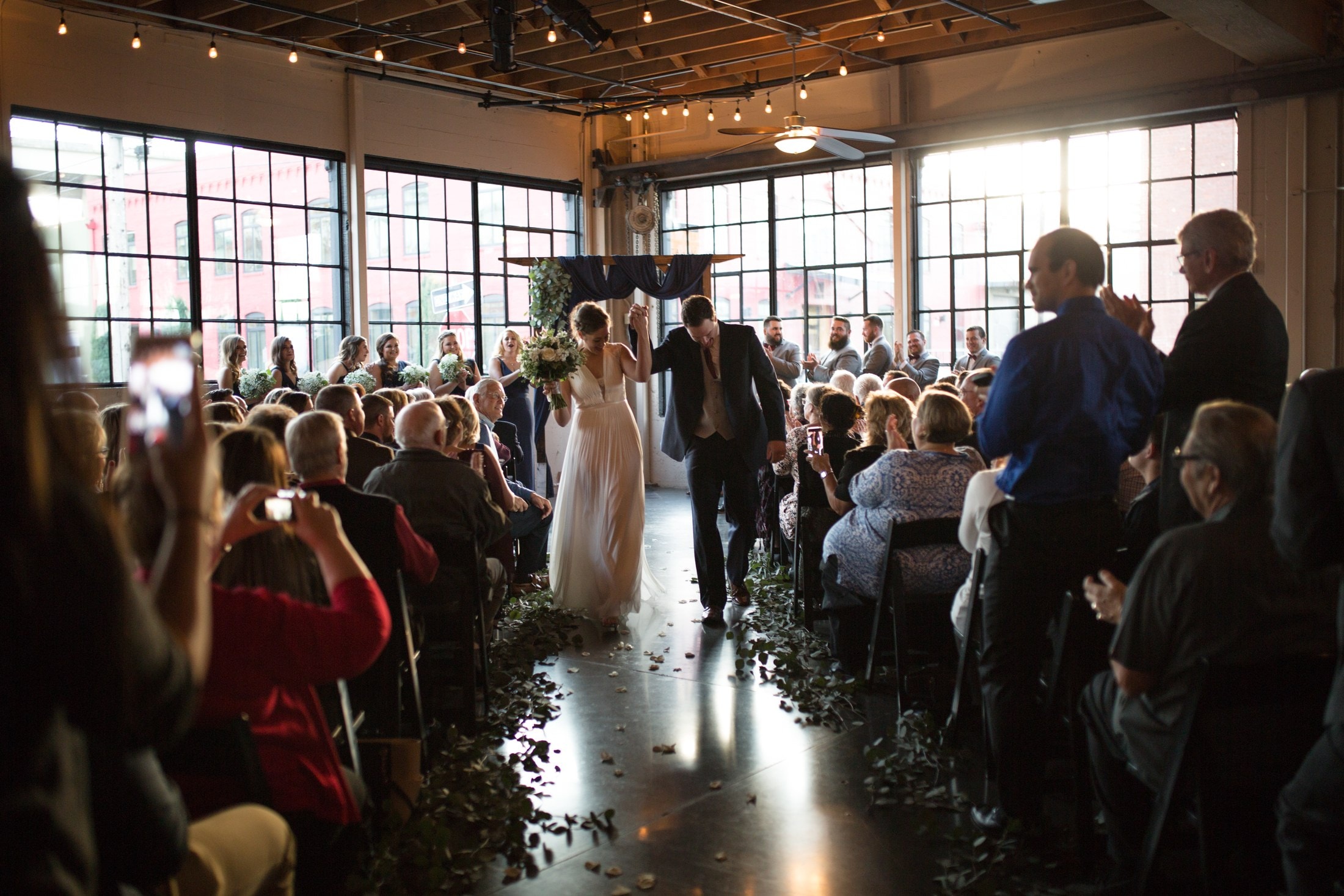 Wedding day candid